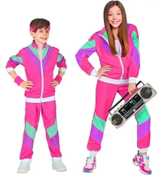 Strój dresowy w stylu lat 80 rozm. 64/XXS - Widmann