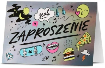 Zaproszenie Uniwersalne (5szt) - Pan Dragon