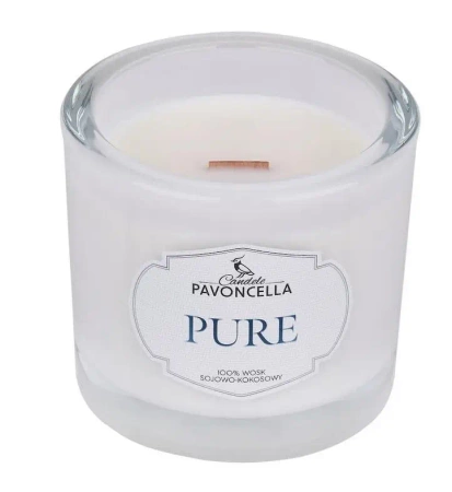Świeczka sojowa Pure biała 170g - Pavoncella