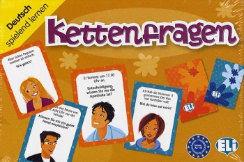 Gra językowa Niemiecki Kettenfragen. Opr. karton - ELI