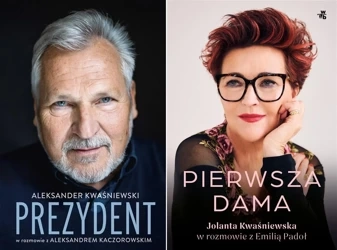 PAKIET Pierwsza dama Jolanta Kwaśniewska + Prezydent Aleksander Kwaśniewski - Znak Literanova