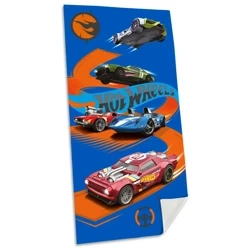 Ręcznik bawełniany 70x140 Hot Wheels - Kids Euroswan zabawki licencja