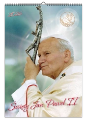 Kalendarz 2026 A3 ścienny jednostronny JP II - Pan Kalendarzyk