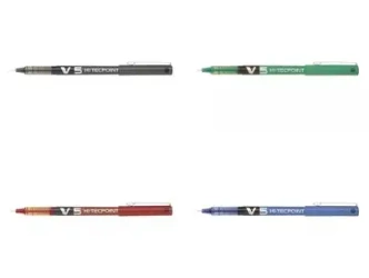 4x Cienkopis kreślarski PILOT Hi-Tecpoint V5 0,5 mm ZESTAW