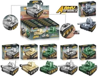 Klocki czołgi MIX - Merkpol