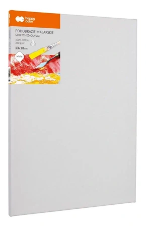 Podobrazie bawełniane 13x18cm białe HAPPY COLOR - GDD