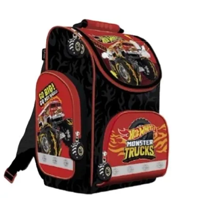 Tornister szkolny A1 Hot Wheels - ST-MAJEWSKI