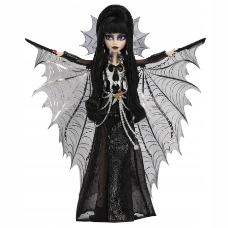Monster High. HYV99 Elvira Mistress of the Dark. Lalka kolekcjonerska Skullector