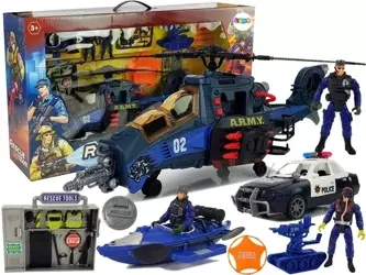 Zestaw policyjny z dźwiękiem - Leantoys