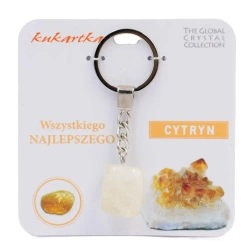 Brelok Wszystkiego najlepszego cytryn - Kukartka