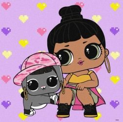 Malowanie po numerach - L.O.L. Surprise! 40x40cm - Ideyka