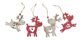 Drewniany renifer z dzwoneczkiem - Arpex