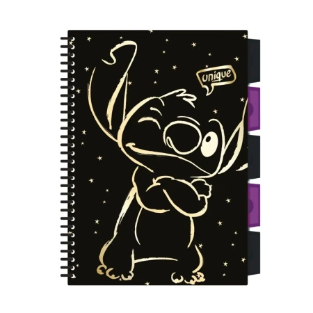 Kołobrulion B5 Disney Gold Stitch project book 100 kartek wzór 1 - PATIO