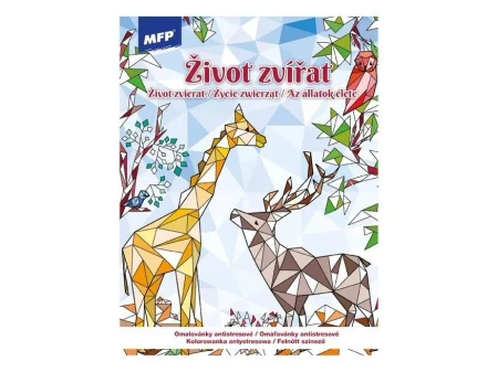 Kolorowanka antystresowa Życie zwierząt 210x290mm - MFP
