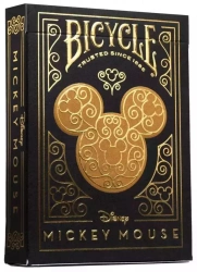 Karty Black & Gold Mickey BICYCLE - Cartamundi