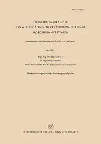 Untersuchungen in Der Leinengarnbleiche - Waldemar Rohs