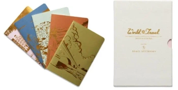 Zestaw 5 plannerów podróży Travel Notebook - Designworks Ink