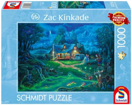 Puzzle PQ 1000 Nawiedzony dom - Schmidt