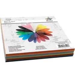 Papier do origami kwadratowy 20x20cm mix 100szt - Titanum