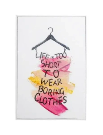Obraz - Life is too short 20x30cm - SWEDE