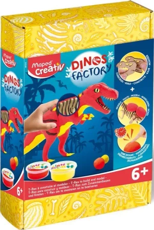 Creativ.  Masa plastyczna Fabryka Dinozaurów. - Maped Creativ
