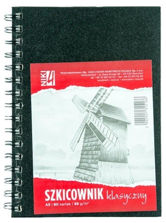 Szkicownik A5/80K 98g spirala - Koh-I-Noor