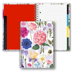 Brulion B5/160K kratka Kwiaty polskie PENMATE