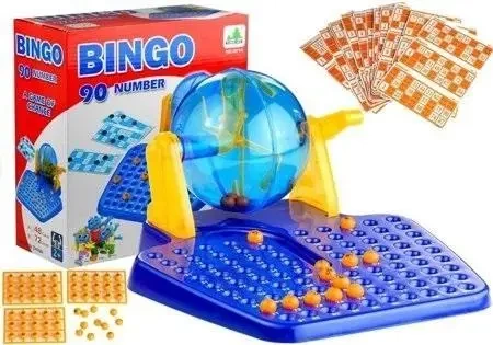 Gra Bingo Lotto maszyna losująca - Leantoys
