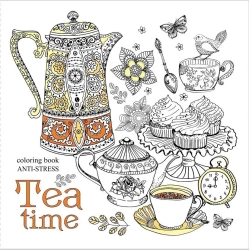 Kolorowanka antystresowa 200x200 12 Tea time - Fresh