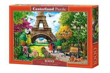 Puzzle 1000 Spring in Paris CASTOR - Castorland