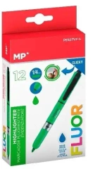 Zakreślacz fluorescencyjny Click zielony (12szt) - MP Main Paper