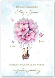 Kartka okolicznościowa Ślub - Trend