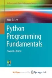 Python Programming Fundamentals - Lee Kent D.