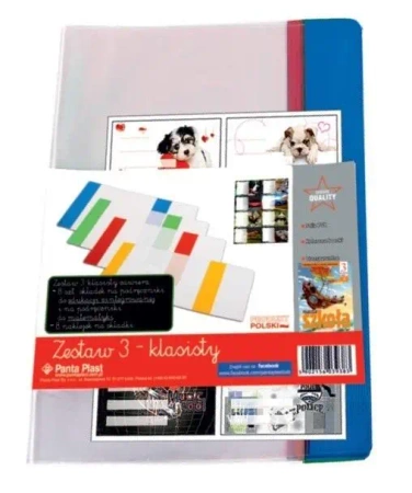 Okładki zestaw 3-klasisty - Panta Plast