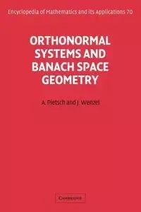 Orthonormal Systems and Banach Space Geometry - Pietsch Albrecht