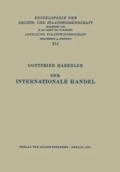 Der Internationale Handel - Haberler Gottfried