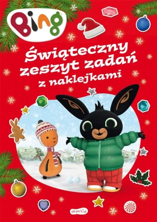 Bing. Świąteczny zeszyt zadań z naklejkami - Opracowanie zbiorowe