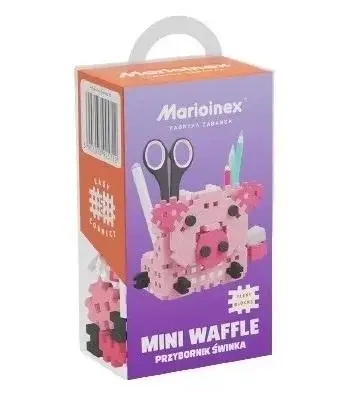 Mini Waffle 70 elementów Przybornik świnka - Marioinex