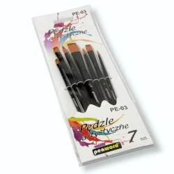 Pędzle artystyczne 7szt - Penword