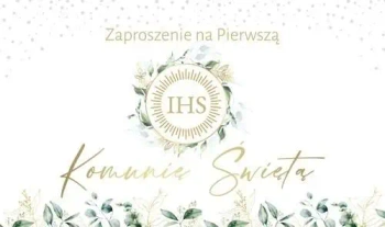 Zaproszenie Komunia (10szt) - Armin Style