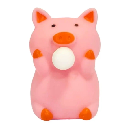 Gniotek z gumą balonową - Świnka - MCD