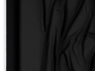 Bieżnik szyfonowy czarny 0,48x5m - PartyDeco