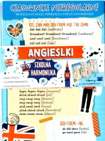 Ściąga harmonijka j. angielski - czasowniki B6 - praca zbiorowa