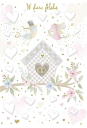 Kartka okolicznościowa Ślub - Trend