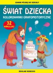 Świat dziecka. Kolorowanki grafomotoryczne - Beata Guzowska