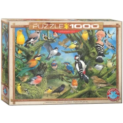 Puzzle 1000 Ptaki ogrodowe, Joahn Franc 6000-0967
