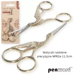 Nożyczki ozdobne precyzyjne 11,5cm - Penword