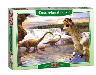 Puzzle 260 Dinozaury w wodzie CASTOR - Castorland