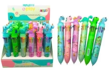 Długopis wielokolorowy 10 kolorow (36szt) - Leantoys