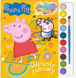 Świnka Peppa. Maluję, bo lubię. Wesołe zabawy - praca zbiorowa